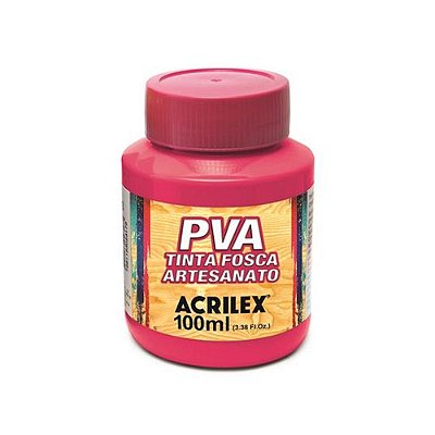 TINTA PVA FOSCA 100ML ROSA ESCURO