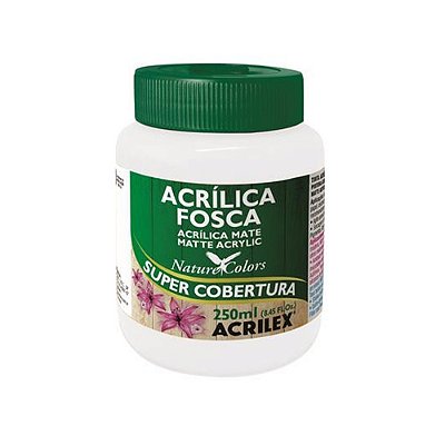 TINTA ACRILICA FOSCA 250ML BRANCA