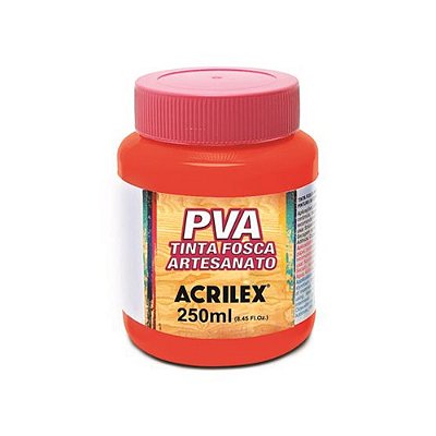 TINTA PVA FOSCA 250ML VERMELHO FOGO