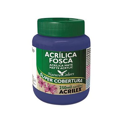 TINTA ACRILICA FOSCA 250ML AZUL TURQUESA