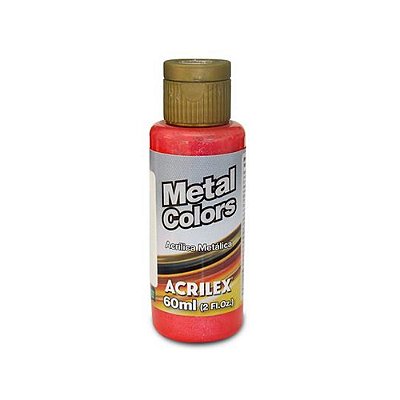 TINTA METAL COLORS 060ML VERMELHO