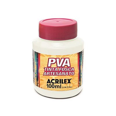 TINTA PVA FOSCA 100ML BRANCA