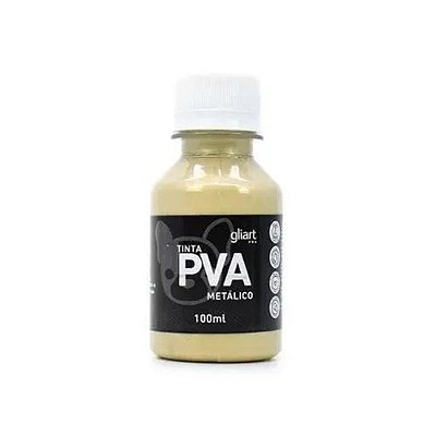 TINTA PVA METALICA 100ML GOLD CHAMPAGNE