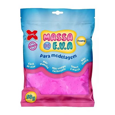 MASSA DE EVA 50G - ROSA