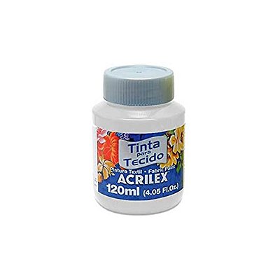 TINTA TECIDO FOSCA 120ML BRANCA