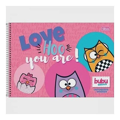 CADERNO CARTOGRAFIA CAPA DURA 80 FOLHAS BUBU