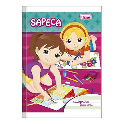 CADERNO PAUTA VERDE 040F