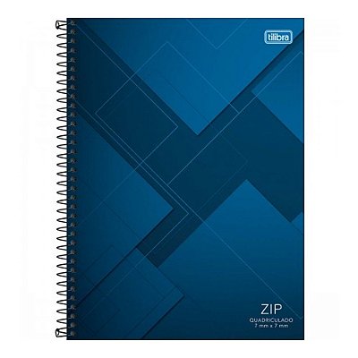 CADERNO QUADRICULADO 07MM UNIV.C.DURA 96F ZIP