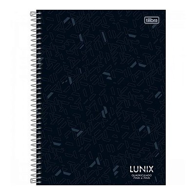 CADERNO QUADRICULADO 07MM UNIV.C.DURA 80F LUNIX