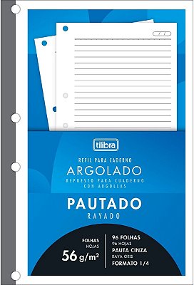 CADERNO PARA FICHARIO 1/4 096 FOLHAS ACADEMIE