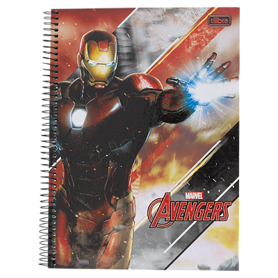 CADERNO UNIVERSITARIO C.DURA 96F/01M AVENGERS