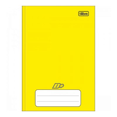 CADERNO BROCHURA C.D.1/4 048F AMARELO