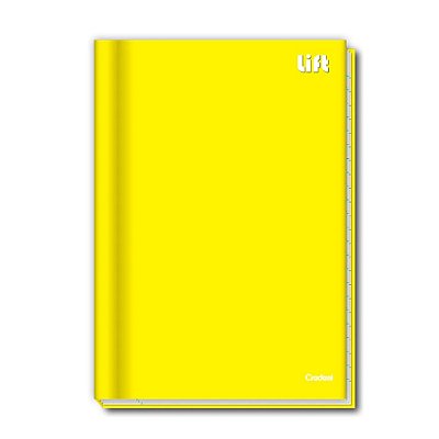 CADERNO BROCHURAO C.DURA 96F AMARELO