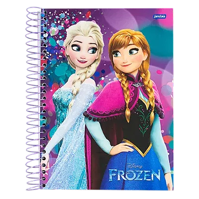 CADERNO UNIVERSITARIO C.DURA 200F/10M FROZEN