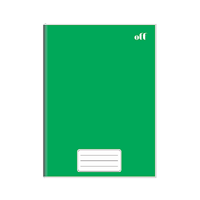 CADERNO UNIVERSITARIO CAPA DURA 096F OFF VERDE
