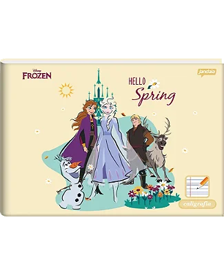 CADERNO CALIGRAFIA C.DURA 40F FROZEN
