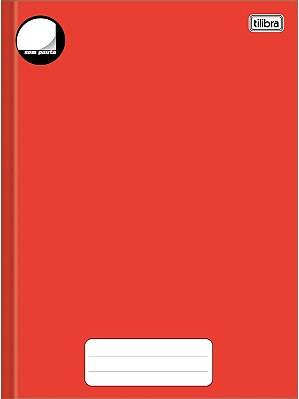 CADERNO DESENHO BROCHURAO CAPA DURA 80F VERMELHO