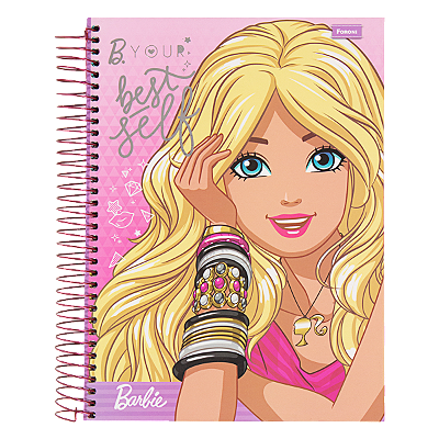 CADERNO UNIVERSITARIO C.DURA 200F/10M BARBIE