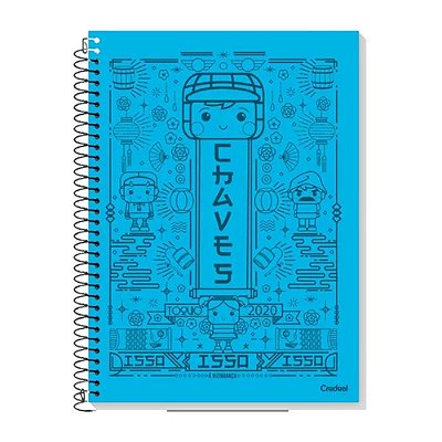 CADERNO UNIVERSITARIO C.DURA 160F/10M CHAVES