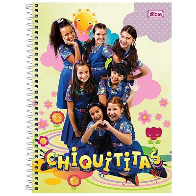 CADERNETA ESPIRAL CHIQUITITAS
