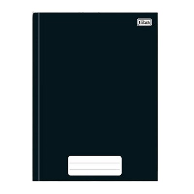 CADERNO BROCHURAO CAPA DURA 040F PEPPER PRETO