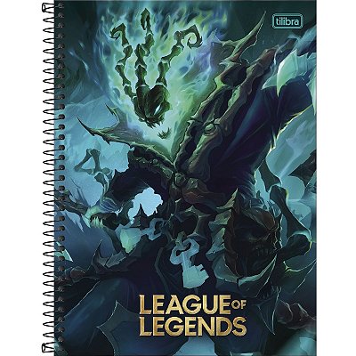 CADERNO UNIVERSITARIO C.DURA 160F/10M LEAGUE