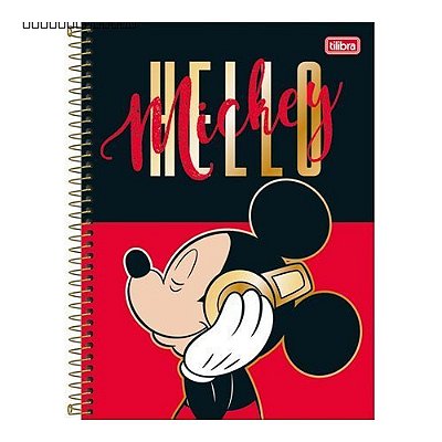 CADERNO UNIVERSITARIO C.DURA 160F/10M MICKEY