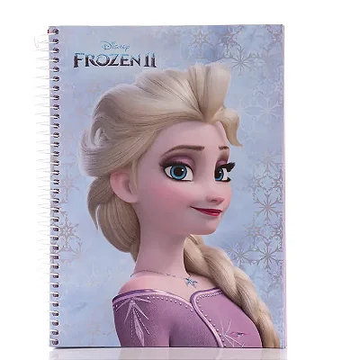 CADERNO UNIVERSITARIO C.DURA 160F/10M FROZEN BASIC
