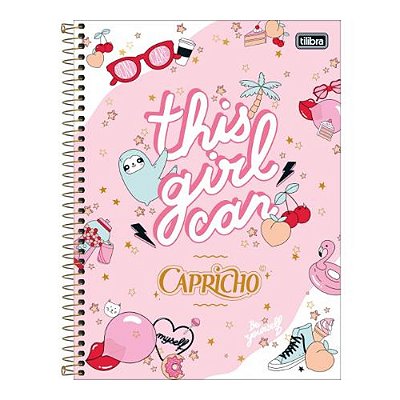 CADERNO UNIVERSITARIO C.DURA 080F/01M CAPRICHO