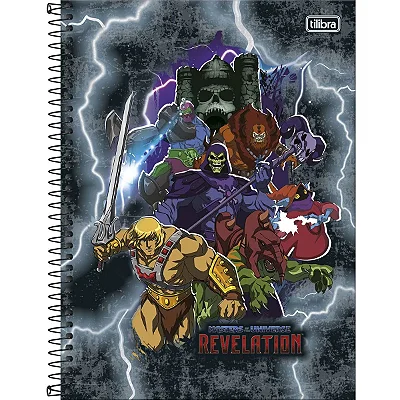CADERNO UNIVERSITARIO C.DURA 160F/10M HE-MAN