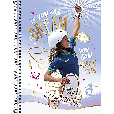 CADERNO UNIVERSITARIO C.DURA 160F/10M RAYSSA