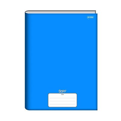 CADERNO BROCHURAO CAPA DURA 080F STIFF AZUL