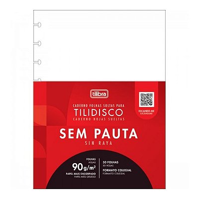 BLOCO PARA TILIDISCO COLEGIAL SEM PAUTA 50F