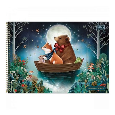 CADERNO CARTOGRAFIA CAPA DURA 80F LOVELAND