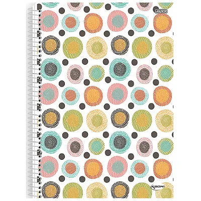 CADERNO UNIVERSITARIO C.DURA 096F/01M KBOM FEMININ