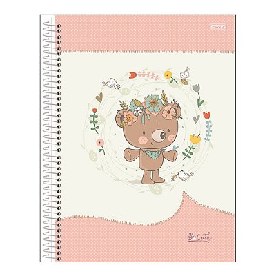 CADERNO UNIVERSITARIO C.DURA 080F/01M SO CUTE