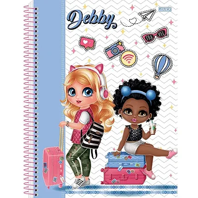 CADERNO UNIVERSITARIO C.DURA 160F/10M DEBBY