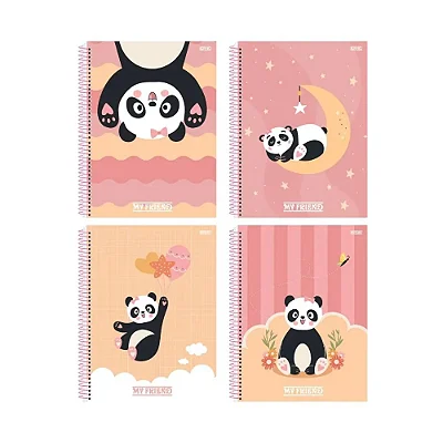 CADERNO UNIVERSITARIO C.DURA 160F/10M MY FRIEND