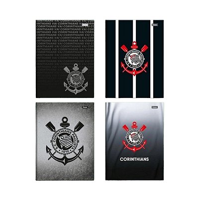 CADERNO UNIVERSITARIO C.DURA 240F/15M CORINTHIANS