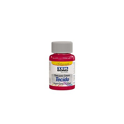TINTA PARA TECIDO 037ML VERMELHO GROSELIA