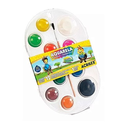 AQUARELAS 12 CORES