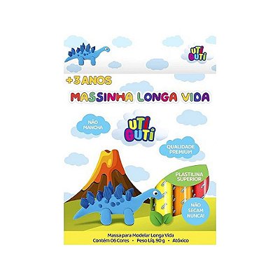 MASSA MODELAR LONGA VIDA 06 CORES