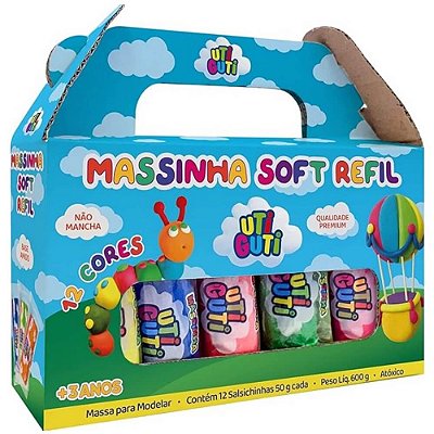 MASSINHA SOFT UTIGUTI REFIL 12UNX50G CORES SORTID