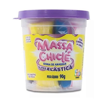 MASSA CHICLE 90G SORT SEM COR