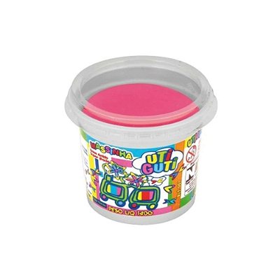 MASSINHA SOFT UTIGUTI POTE 140G ROSA ESCURO