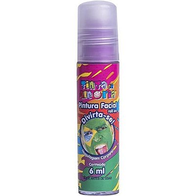 PINTURA FACIAL ROLL ON 6ML ROXA