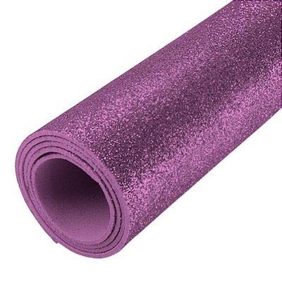 EVA GLITTER LILAS 40X48CM