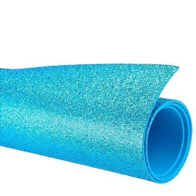EVA GLITTER AZUL CLARO 40X48CM