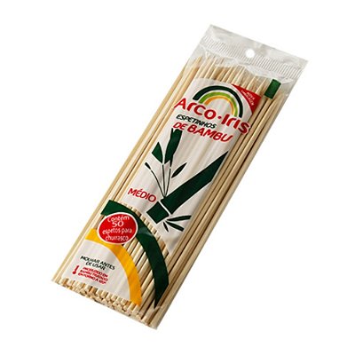 PALITO PARA CHURRASCO 25CM 050UN