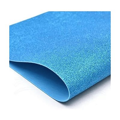 EVA GLITTER AZUL CELESTE 40X48CM